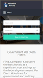 Mobile Screenshot of perdiemhotels.com